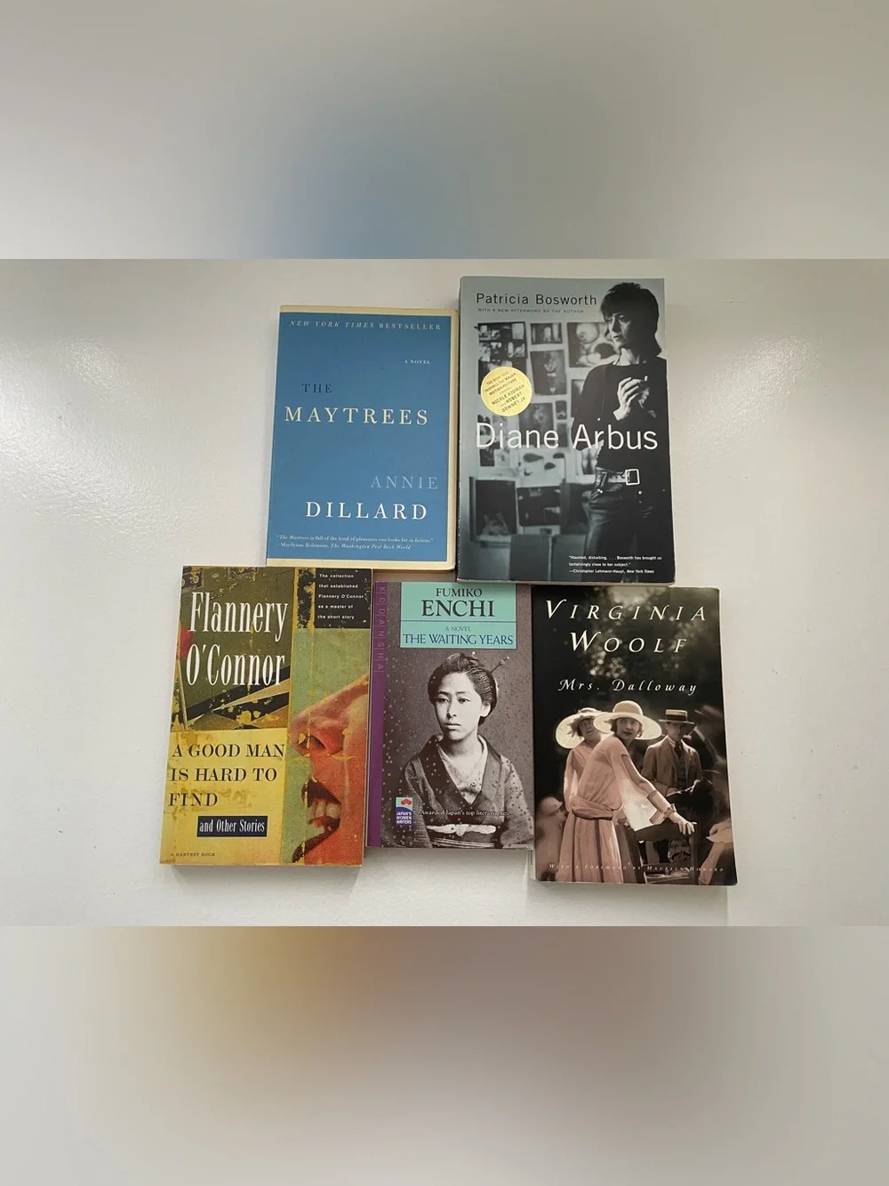 Flannery o’connor, virginia woolf and other classic book bundle